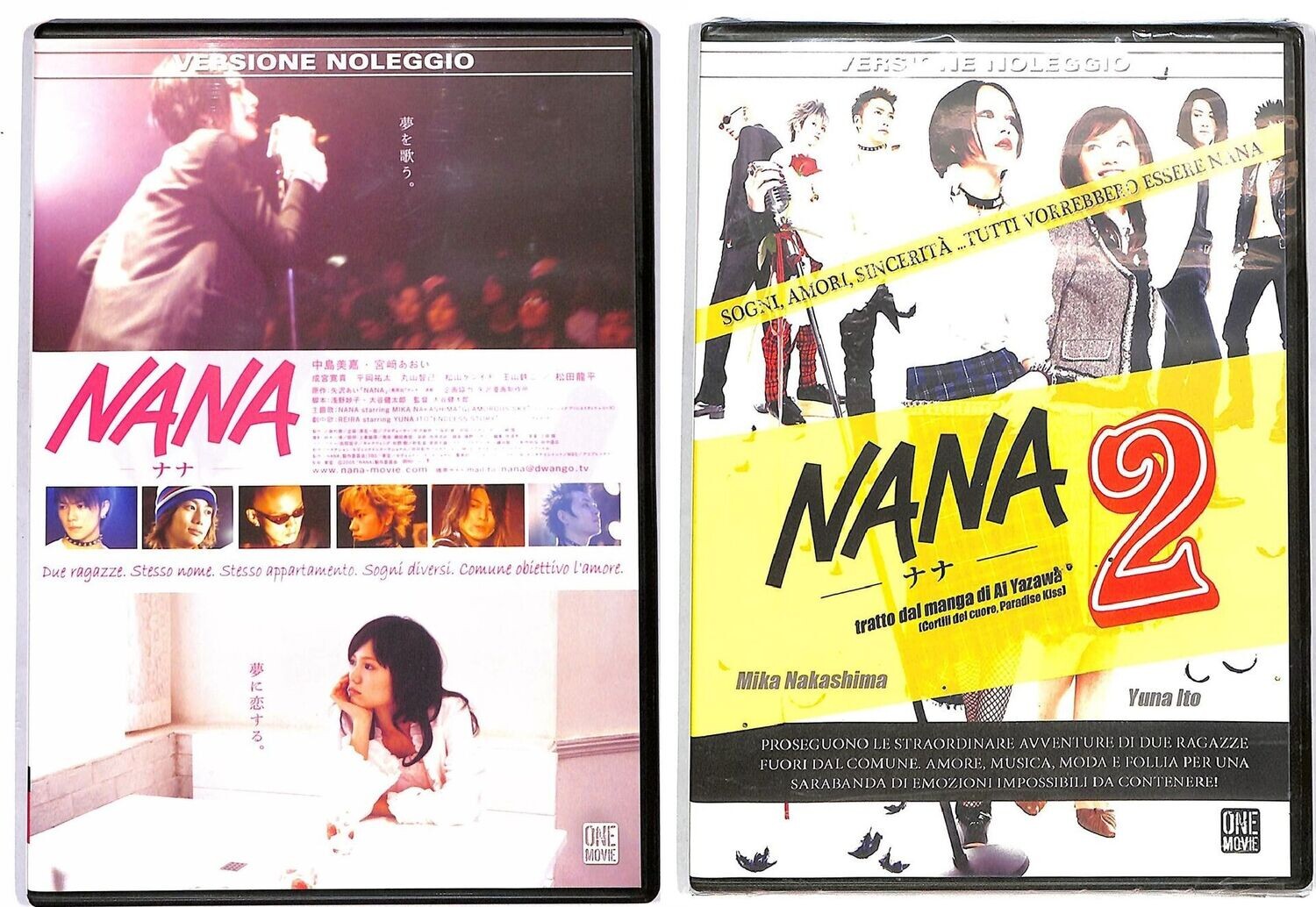TeknoFilm - 2 DVD – NANA 1 + NANA 2 (Versione noleggio) di Kentarō Ōtani (2006) - ONE MOVIE