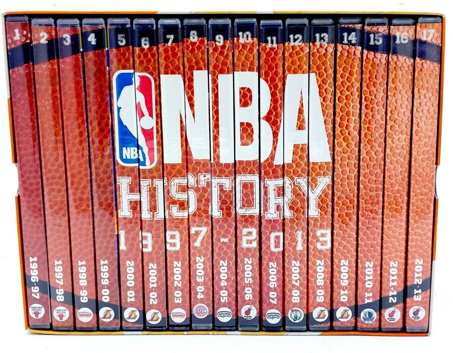 TeknoFilm - Box 17 DVD (Opera completa - Senza cofanetto) – NBA History 1997- 2013 - (2014) GAZZETTA DELLO SPORT