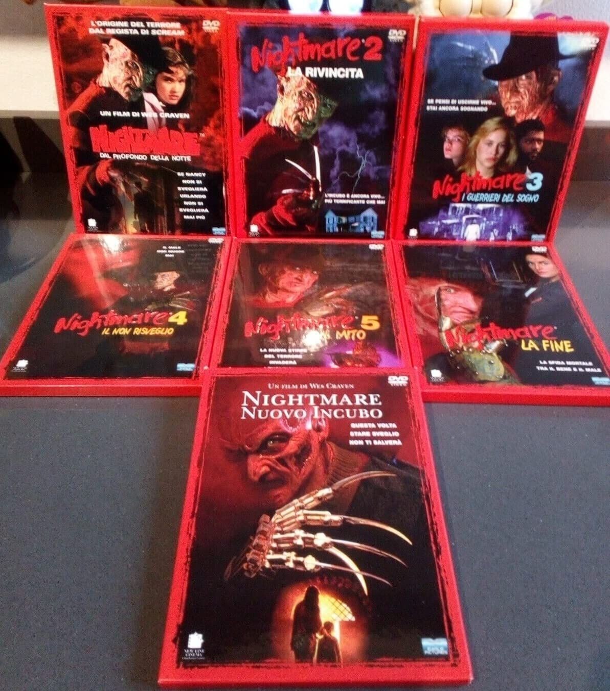 TeknoFilm - 7 DVD (Senza cofanetto) – NIGHTMARE La saga da 1 a 7 di A.A.V.V. (1984) - EDIZIONI MASTER