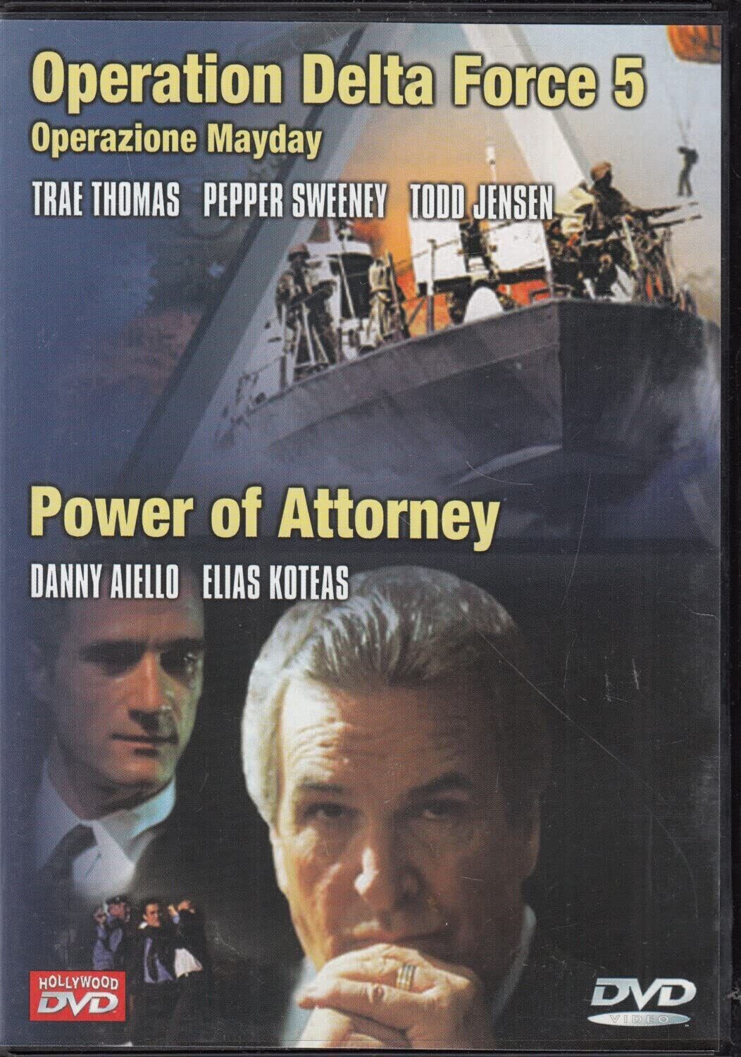 TeknoFilm - DVD 2 Film – OPERATION DELTA FORCE 5 (Operazione mayday) di Yossi Wein (2000) + POWER OF ATTORNEY di Howard Himelstein (1995) - HOLLYWOOD DVD