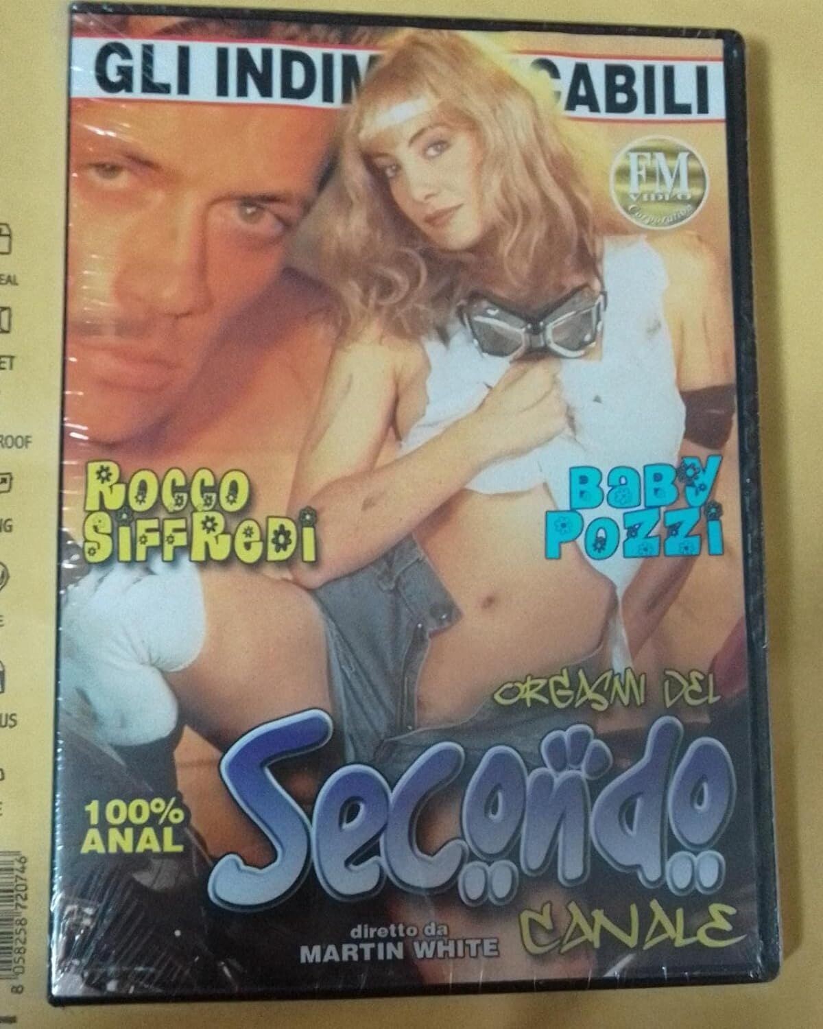 TeknoFilm - DVD (Lingua Italiana) – ORGASMI DEL SECONDO CANALE di Martin White con Baby Pozzi e Rocco Siffredi - FM VIDEO