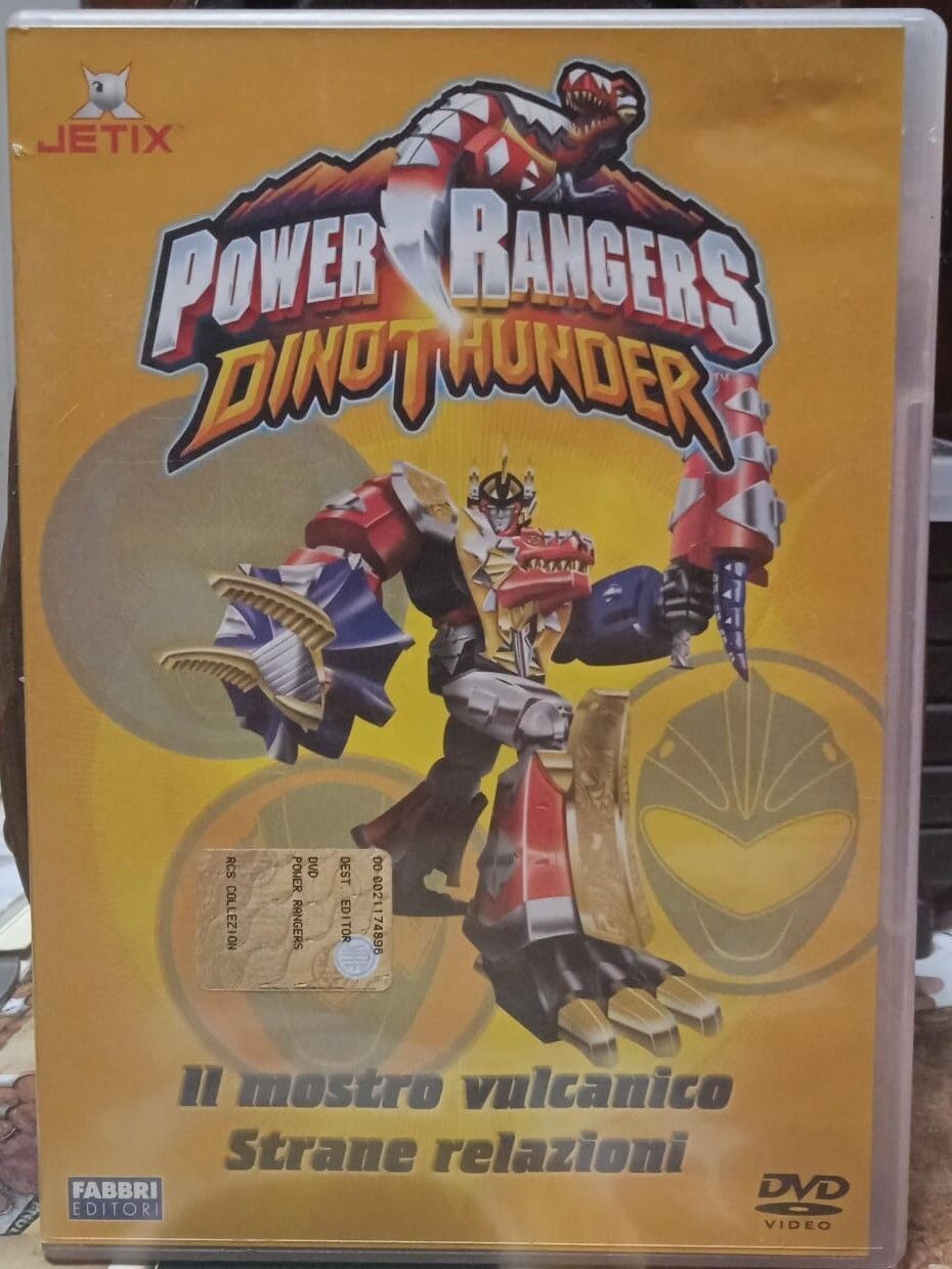 TeknoFilm - DVD – Power Rangers - Dino Thunder Vol. 15 Ep. 29 - 30 (Il mostro vulcanico + Strane relazioni) (2004) - FABBRI EDITORI