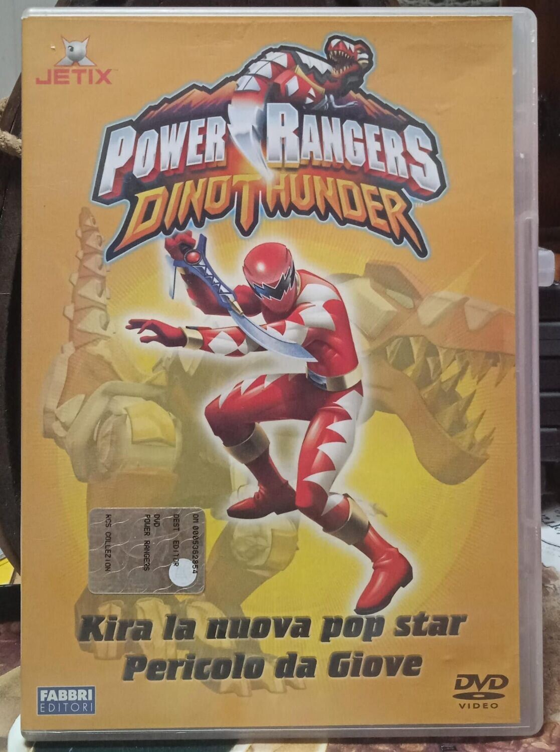 TeknoFilm - DVD – Power Rangers - Dino Thunder Vol. 12 Ep. 23 - 24 (Kira la nuova pop star + Pericolo da giove) (2004) - FABBRI EDITORI