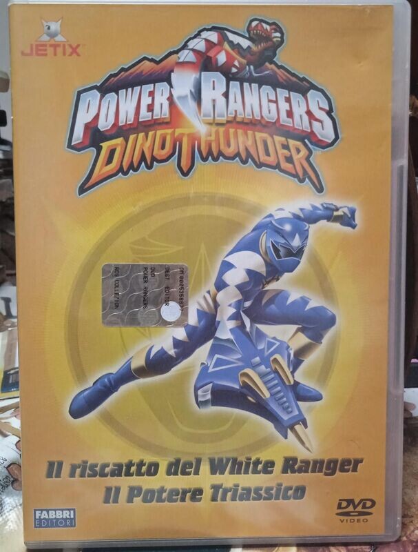 TeknoFilm - DVD – Power Rangers - Dino Thunder Vol. 11 Ep. 11 - 12 (Il riscatto di white ranger + Il potere triassico) (2004) - FABBRI EDITORI