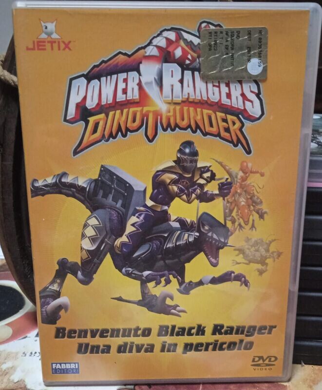 TeknoFilm - DVD – Power Rangers - Dino Thunder Vol. 03 Ep. 07 - 08 (Benvenuto black ranger + Una diva in pericolo) (2004) - FABBRI EDITORI