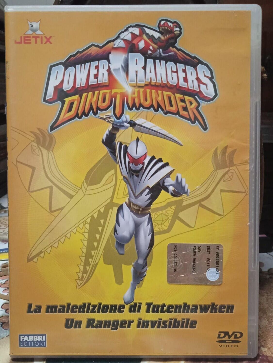 TeknoFilm - DVD – Power Rangers - Dino Thunder Vol. 13 Ep. 25 - 26 (La maledizione di Tutenhawken + Un Ranger invisibile) (2004) - FABBRI EDITORI