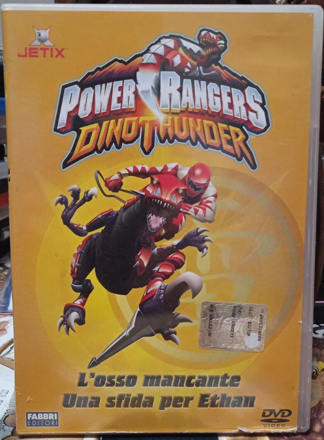 TeknoFilm - DVD – Power Rangers - Dino Thunder Vol. 09 Ep. 17 - 18 (L'osso mancante + Una sfida per Ethan) (2004) - FABBRI EDITORI