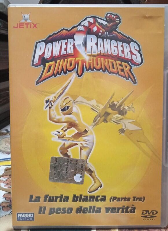 TeknoFilm - DVD – Power Rangers - Dino Thunder Vol. 07 Ep. 13 - 14 (La furia bianca (Parte 3) + Il peso della verità) (2004) - FABBRI EDITORI