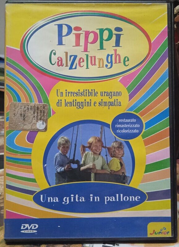 TeknoFilm - DVD - PIPPI CALZELUNGHE Vol. 10 - UNA GITA IN PALLONE di Olle Hellbom (1969) - RCS