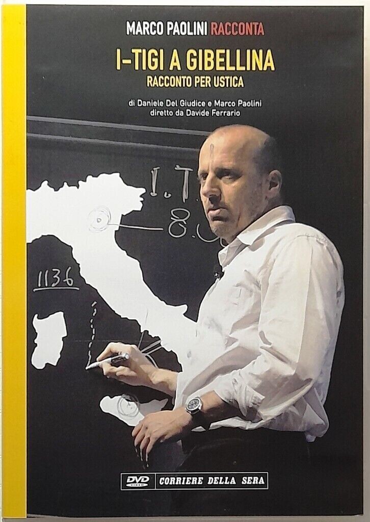 TeknoFilm -  DVD – Marco Paolini - I-TIGI A GIBELLINA (RACCONTO PER USTICA) di Marco Ferrerio (2002) - CORRIERE DELLA SERA