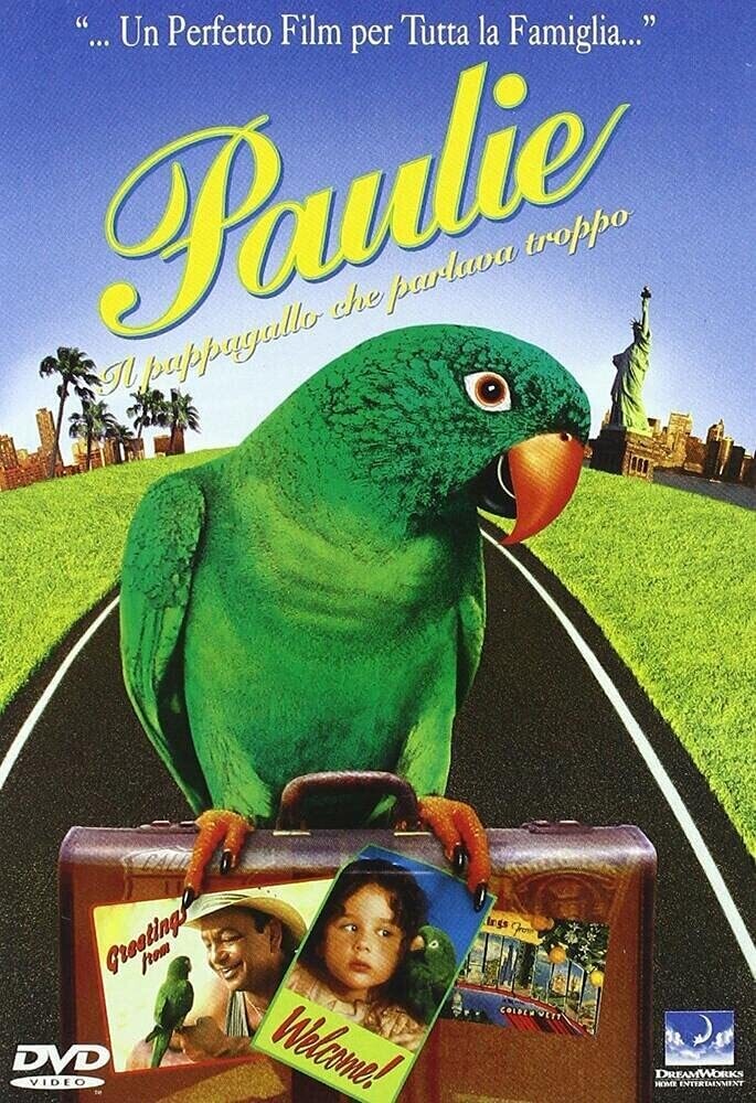 TeknoFilm - DVD – PAULIE - IL PAPPAGALLO CHE PARLAVA TROPPO di John Roberts (1998) - DREAMWORKS