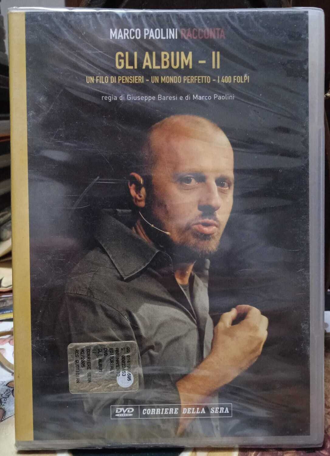 TeknoFilm - Marco Paolini RACCONTA - GLI ALBUM II (Un filo di pensieri + Un mondo perfetto + I 400 colpi)  di Giuseppe Baresi e Marco Paolini (2003) - CORRIERE DELLA SERA