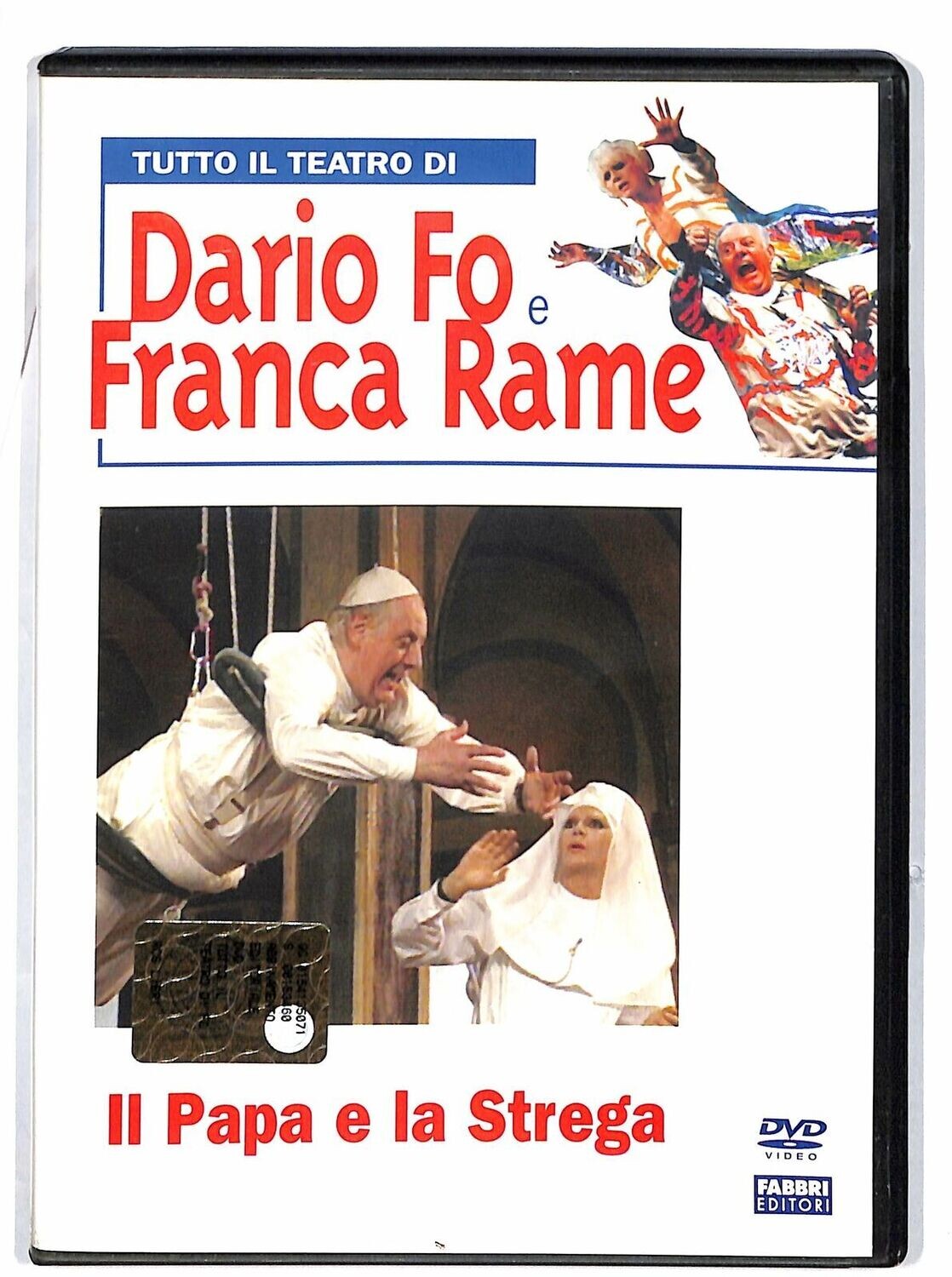 TeknoFilm - DVD + Book – Il teatro di Dario fò e Franca Rame - IL PAPA E LA STREGA di Dario Fò (1989) - FABBRI EDITORI