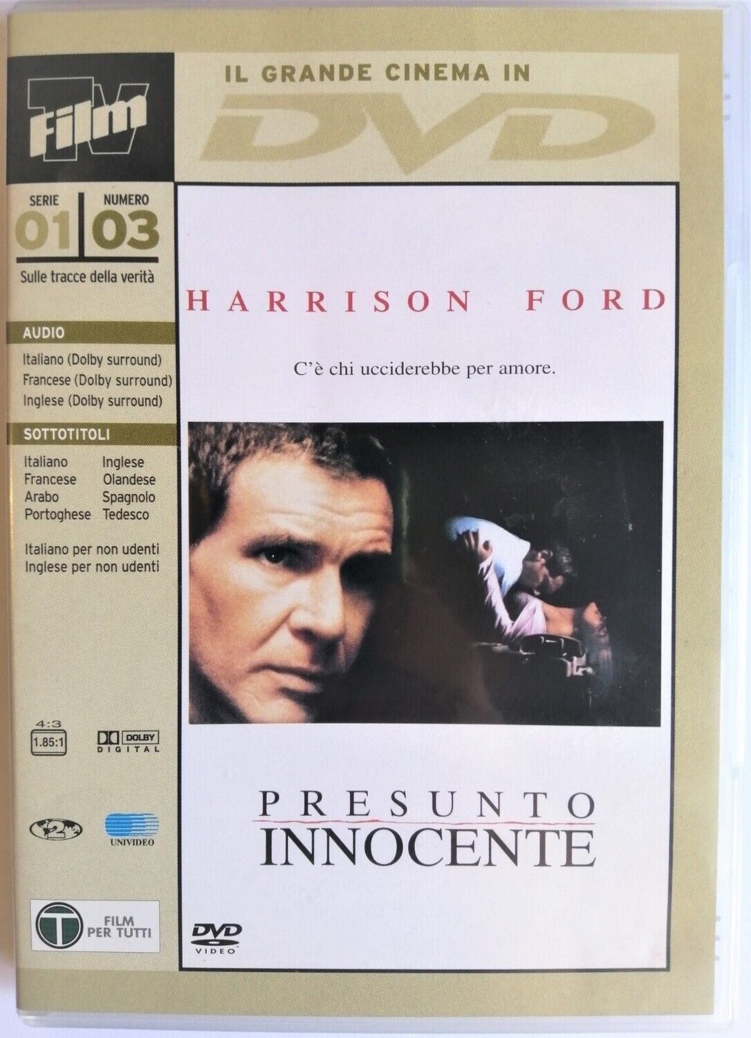 TeknoFilm - DVD - PRESUNTO INNOCENTE di Alan J. Pakula (1990) - FILM TV