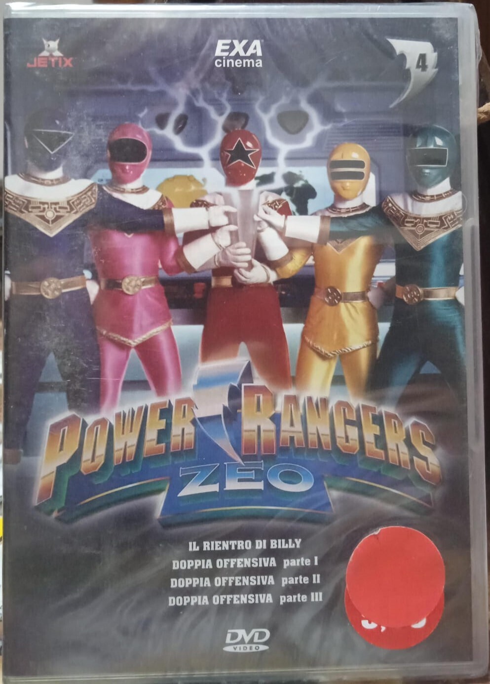 TeknoFilm - DVD - POWER RANGERS ZEO - Vol. 04 (1996) - EXA