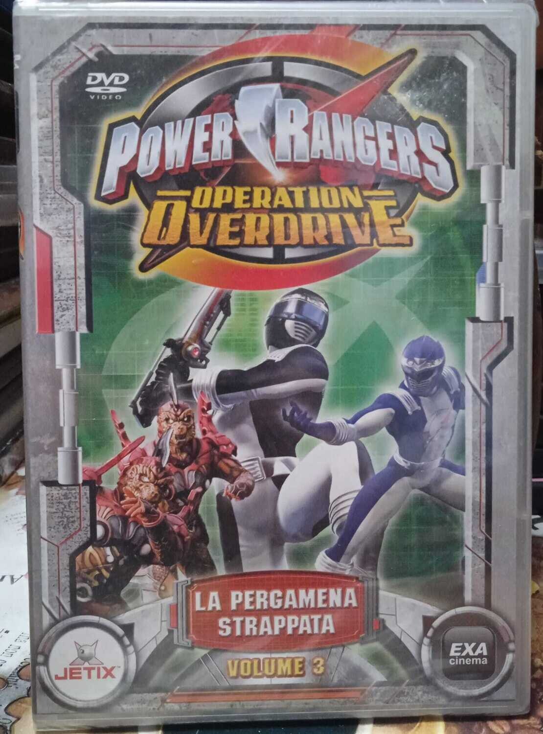 TeknoFilm - DVD - POWER RANGERS - OPERATION OVERDRIVE Vol. 03 - LA PERGAMENA STRAPPATA (2007) - EXA