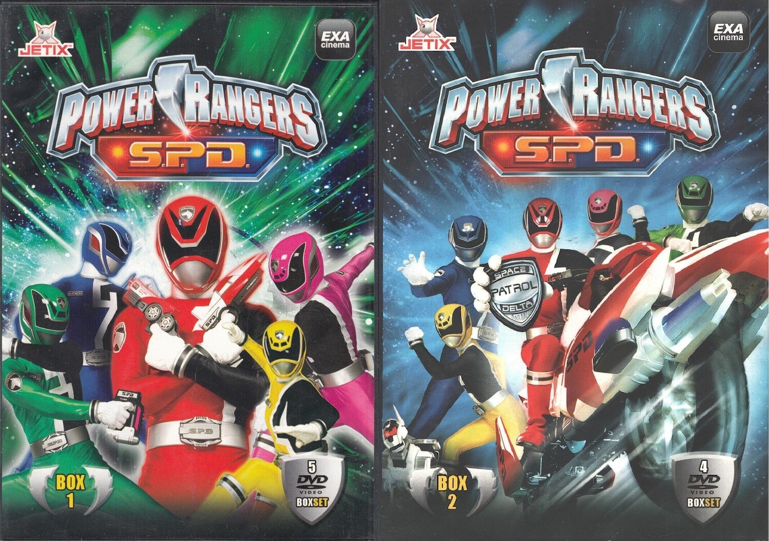 TeknoFilm - 9 DVD (Opera completa - 39 Episodi) - POWER RANGERS S.P.D. Box 01 e 02 (2005) - EXA