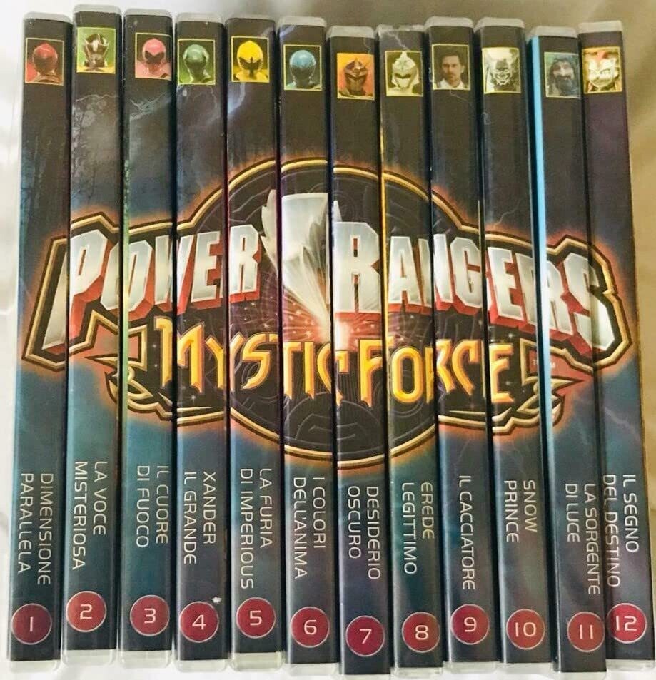 TeknoFilm - 12 DVD (Senza cofanetto) – POWER RANGERS MYSTIC FORCE (36 episodi) di A.A.V.V. (2006) - JETIX