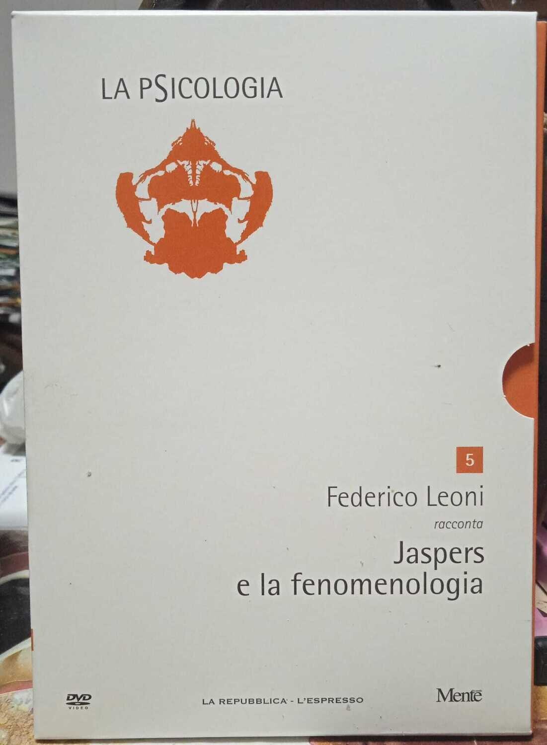 TeknoFilm - DVD – LA PSICOLOGIA Vol. 05 - Federico Leoni racconta JASPERS E LA FENOMENOLOGIA di Michele Calvano (2012) - REPUBBLICA/L'ESPRESSO