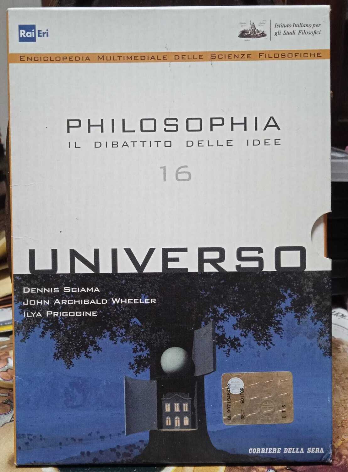 TeknoFilm - DVD (Edizione Cartonata) – PHILOSOPHIA: IL DIBATTITO DELLE IDEE Vol. 16 - UNIVERSO di Michele Parascandolo (2012) - CORRIERE DELLA SERA