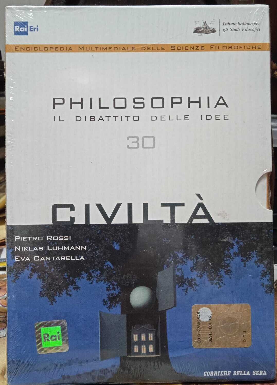 TeknoFilm - DVD (Edizione Cartonata) – PHILOSOPHIA: IL DIBATTITO DELLE IDEE Vol. 30 - CIVILTA di Michele Parascandolo (2012) - CORRIERE DELLA SERA