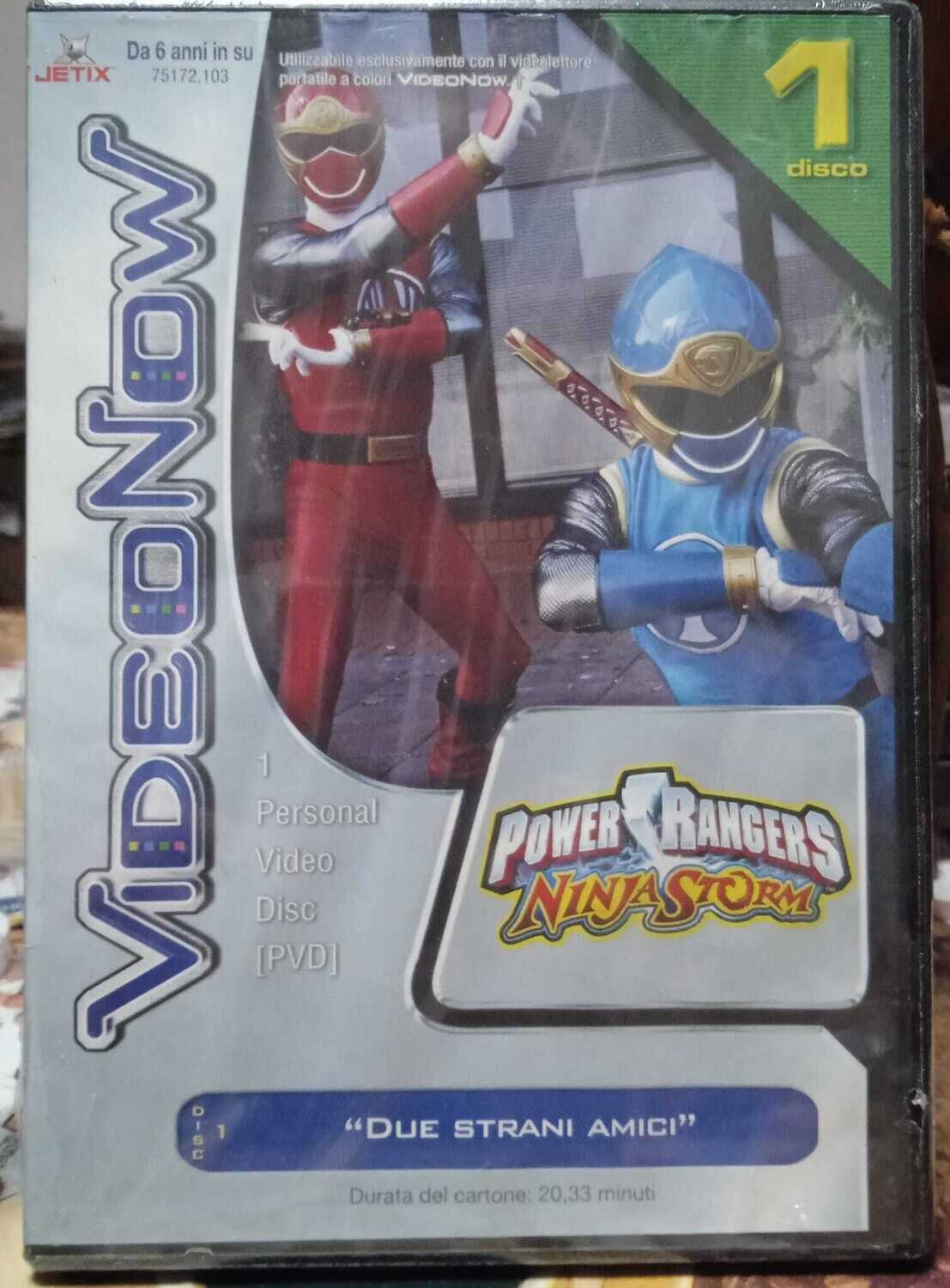 TeknoFilm -  DVD (VideoNow) – POWER RANGERS - NINJA STORM Disco 1 - DUE STRANI AMICI (2005) - HASBRO
