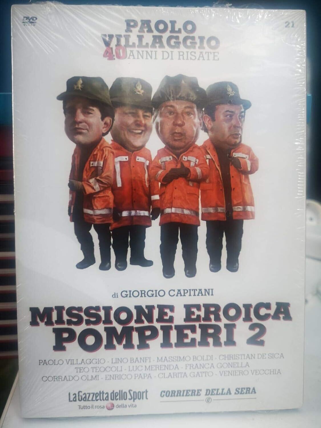 TeknoFilm - DVD – MISSIONE EROICA - POMPIERI 2 di Giorgio Capitani (1987) - GAZZETTA DELLO SPORT