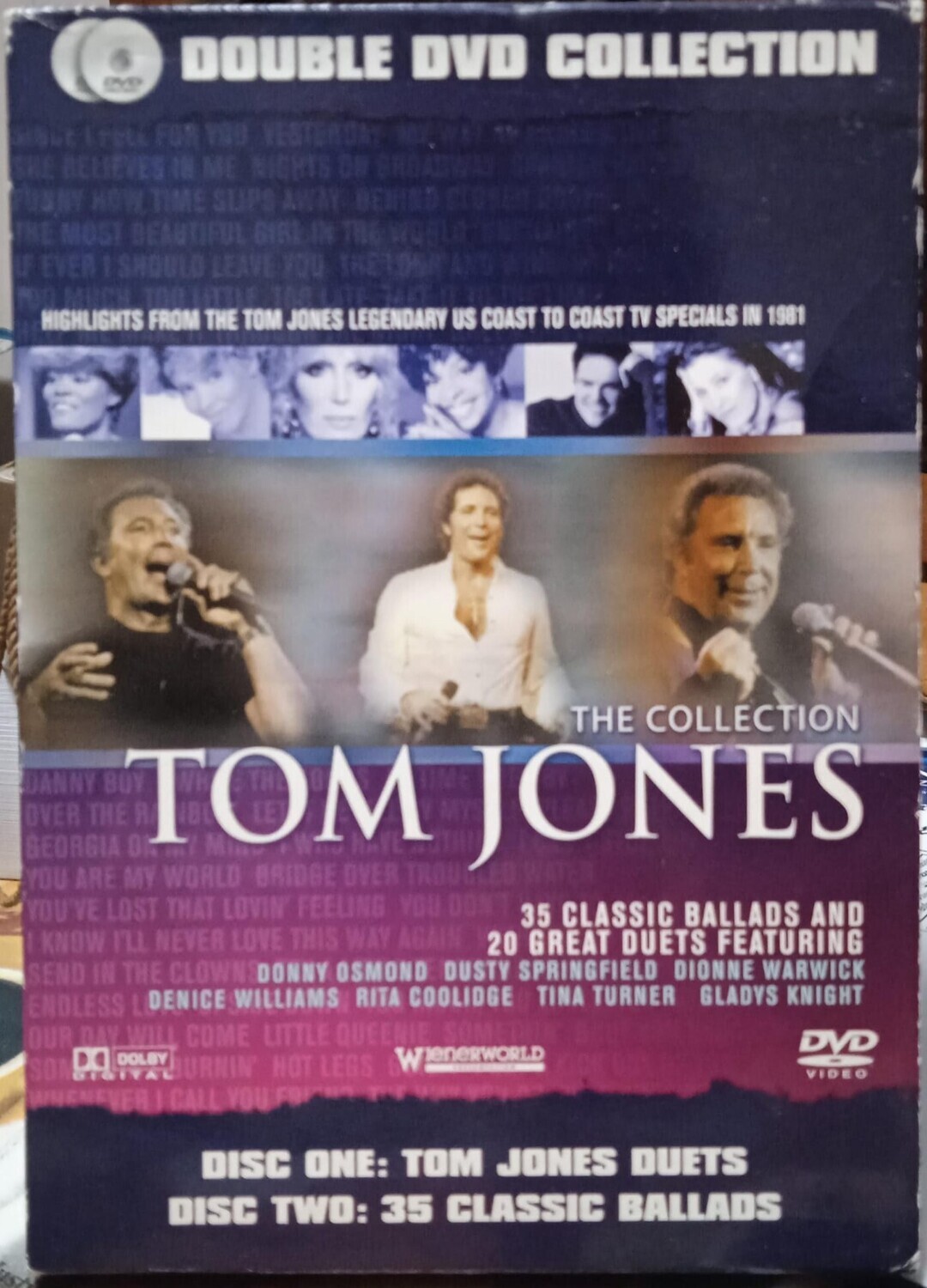 TeknoFilm - 2 DVD - TOM JONES 2 DVD COLLECTION: DUETS + 35 CLASSIC BALLAD di A.AV.V. (2004) - WIENERWORLD