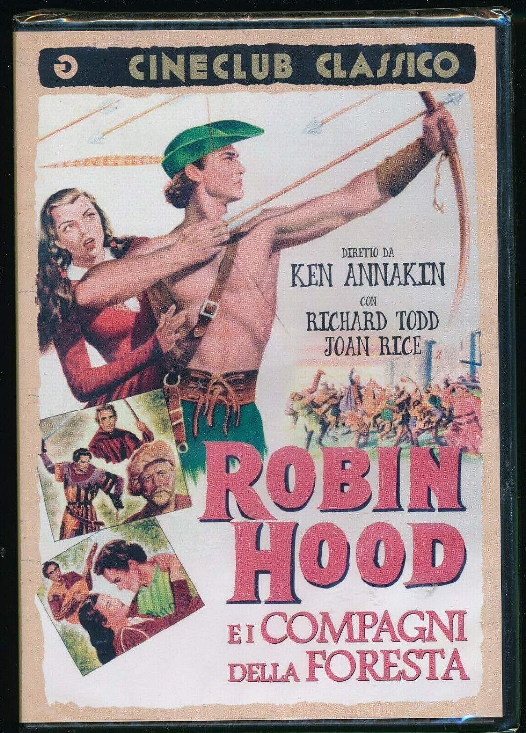 TeknoFilm - DVD – ROBIN HOOD E I COMPAGNI DELLA FORESTA di Ken Annakin (1952) - GOLEM