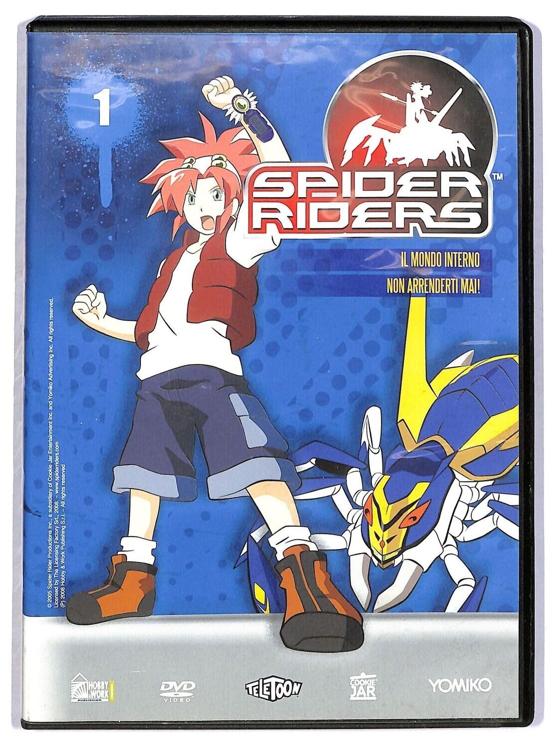TeknoFilm - DVD – SPIDER RIDERS Vol. 01 - 2 Ep. (Il mondo interno + Non arrenderti mai!) di Kōichi Mashimo e Takaaki Ishiyama (2006) - SONY