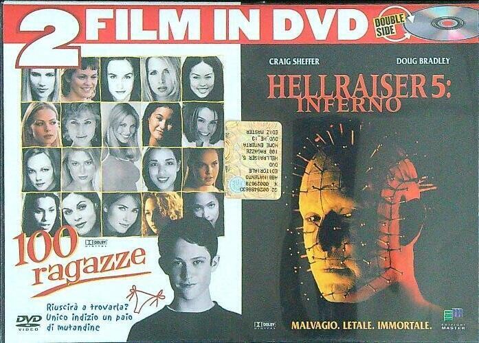 TeknoFilm - 1 DVD (2 Film) - 100 ragazze (2000) + Hellraiser 5: Inferno (2000) - EDIZIONI MASTER