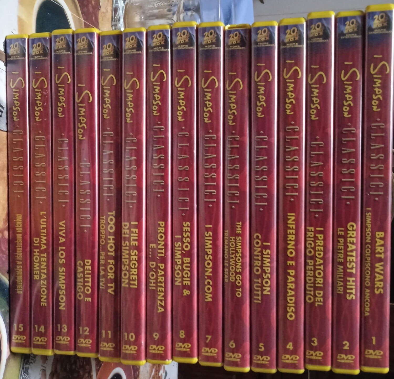 TeknoFilm - 15 DVD - I SIMPSON - I CLASSICI di A.A.V.V. - RCS