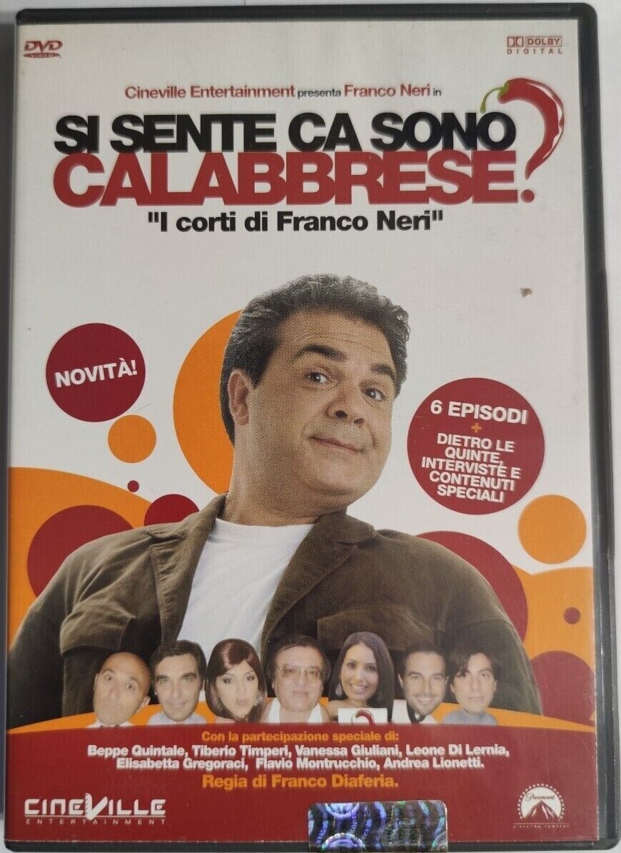 TeknoFilm - DVD – I MIGLIORI CORTI DI FRANCO NERI - SI SENTE CA SONO CALABRESE? di Franco Diaferia (2004) - PARAMOUNT