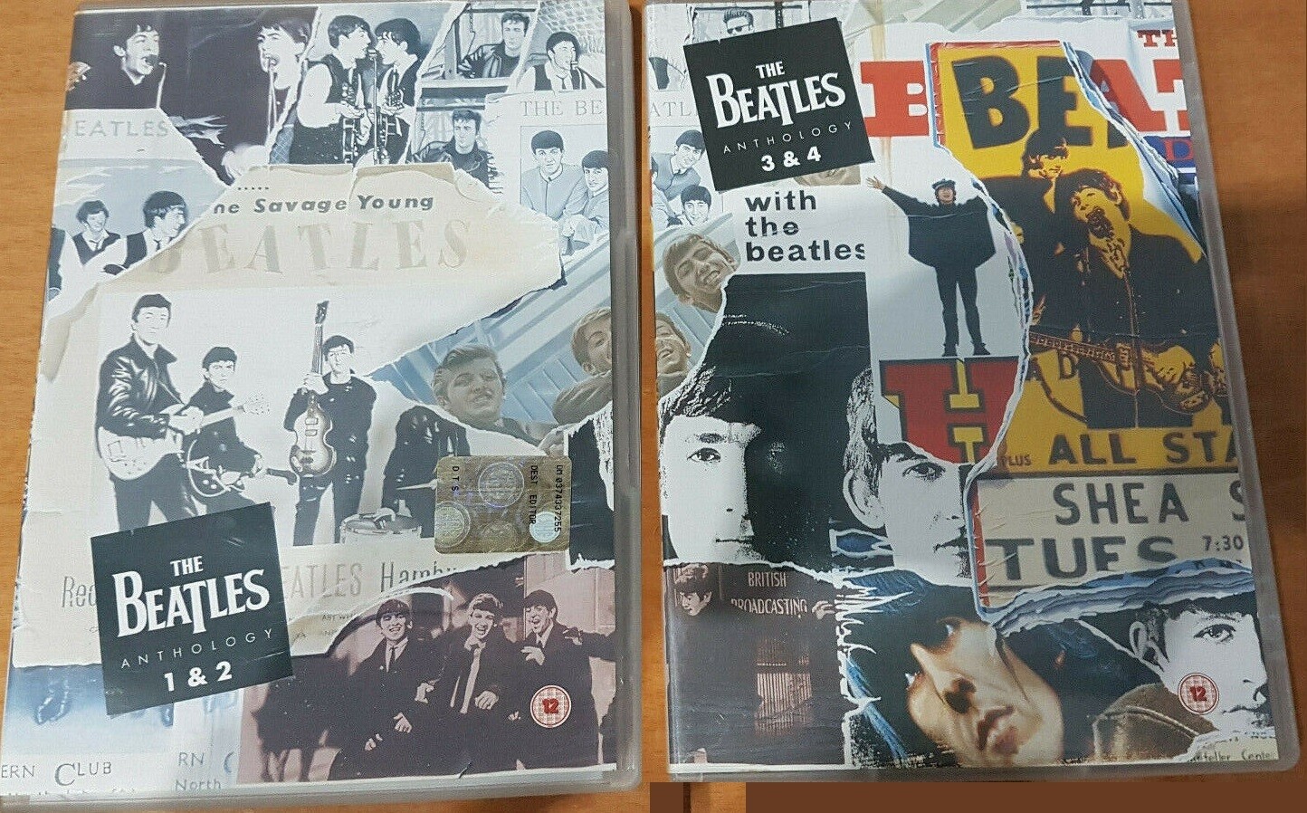 TeknoFilm - 2 DVD (Lingua Inglese) - THE BEATLES ANTHOLOGY 1 - Ep. 1 & 2 + THE BEATLES ANTHOLOGY 2 - Ep. 3 & 4 di A.A.V.V. (1995) - PARLOPHONE