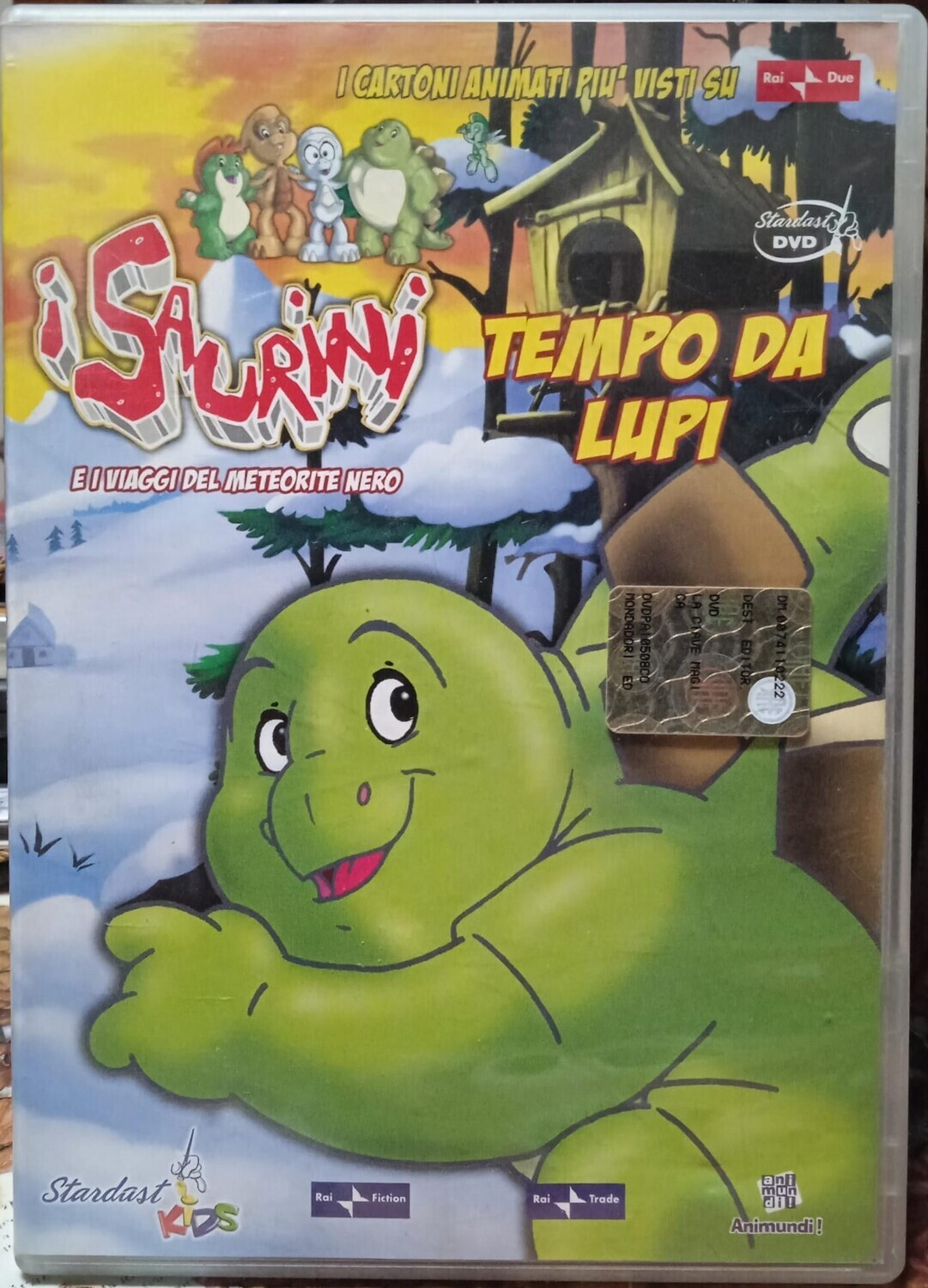 TeknoFilm - DVD – I SAURINI E I VIAGGI DEL METEORITE NERO  - TEMPO DA LUPI di Raffaele Bortone (2008) - MONDADORI