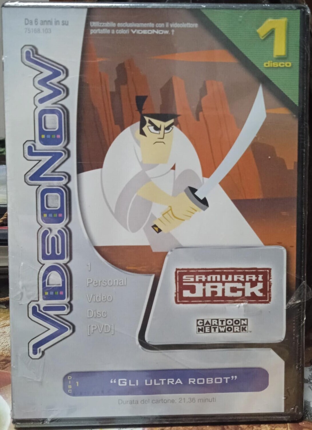 TeknoFilm - CDRom – SAMURAI JACK - GLI ULTRA ROBOT Disco 1
 (2005) - HASBRO