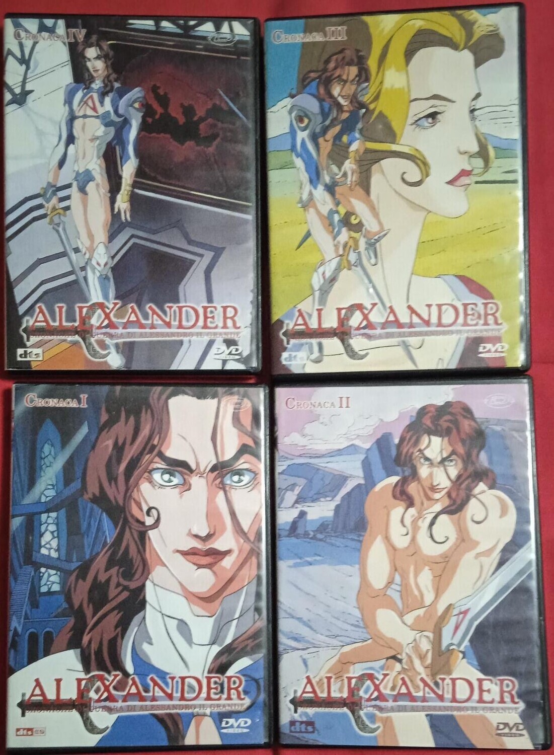 TeknoFilm - 4 DVD (Opera completa) - ALEXANDER - CRONACHE DI GUERRA DI ALESSANDRO IL GRANDE di Yoshinori Kanemori (1999) - DYNAMIC