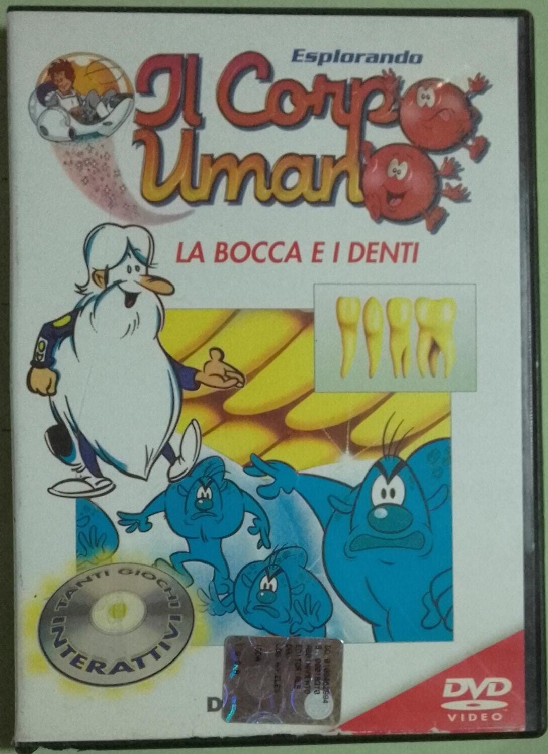 TeknoFilm - DVD – ESPLORANDO IL CORPO UMANO Vol. 06 - LA BOCCA E I DENTI (1989) - DE AGOSTINI