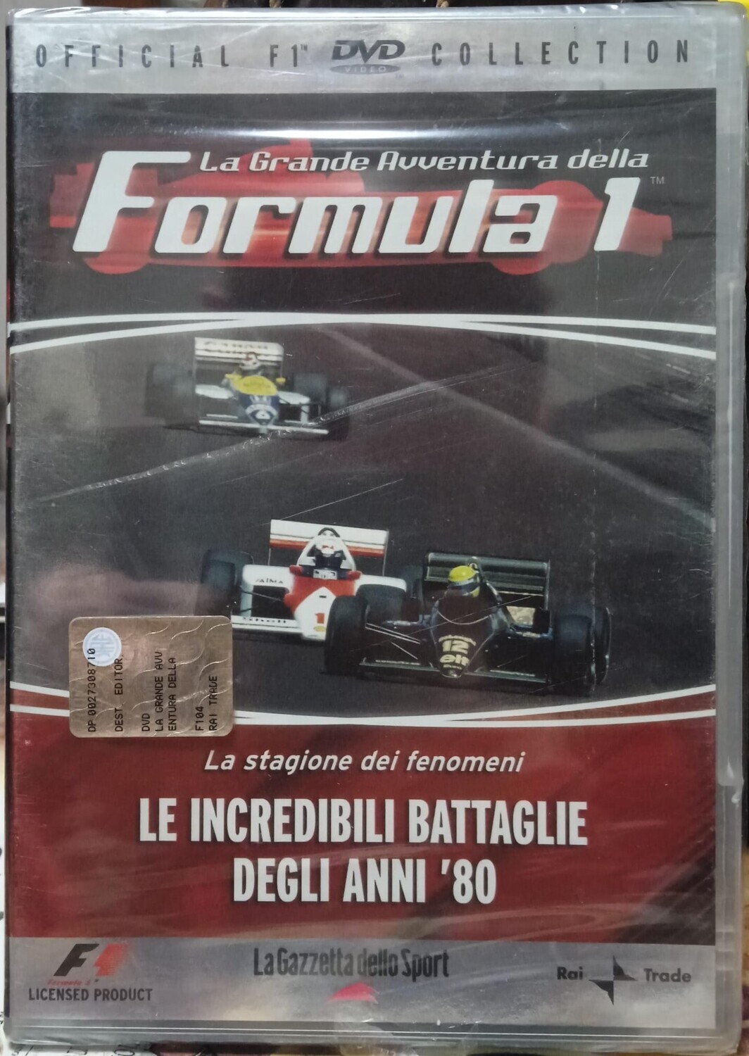 TeknoFilm - DVD – LA GRANDE AVVENTURA DELLA FORMULA 1 Vol. 04 - LE INCREDIBILI BATTAGLIE DEGLI ANNI OTTANTA (2007) - GAZZETTA DELLO SPORT