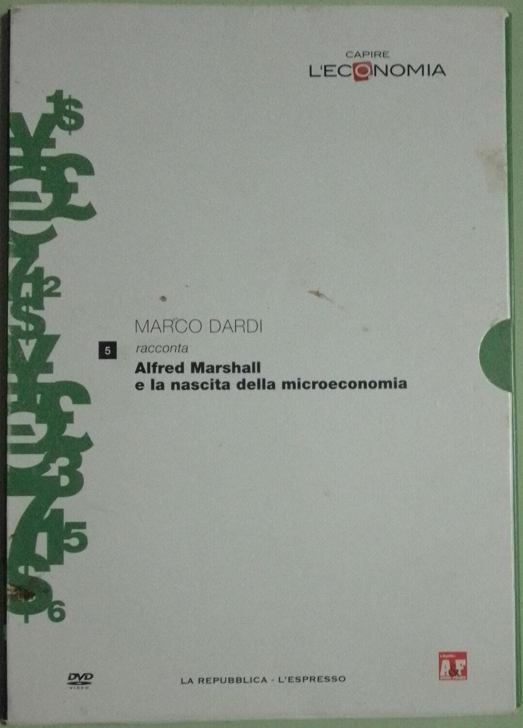 TeknoFilm - DVD – CAPIRE L'ECONOMIA Vol. 05 - MARCO DARDI racconta Alfred Marshall e la nascita della microeconomia (2013) - REPUBBLICA/L'ESPRESSO