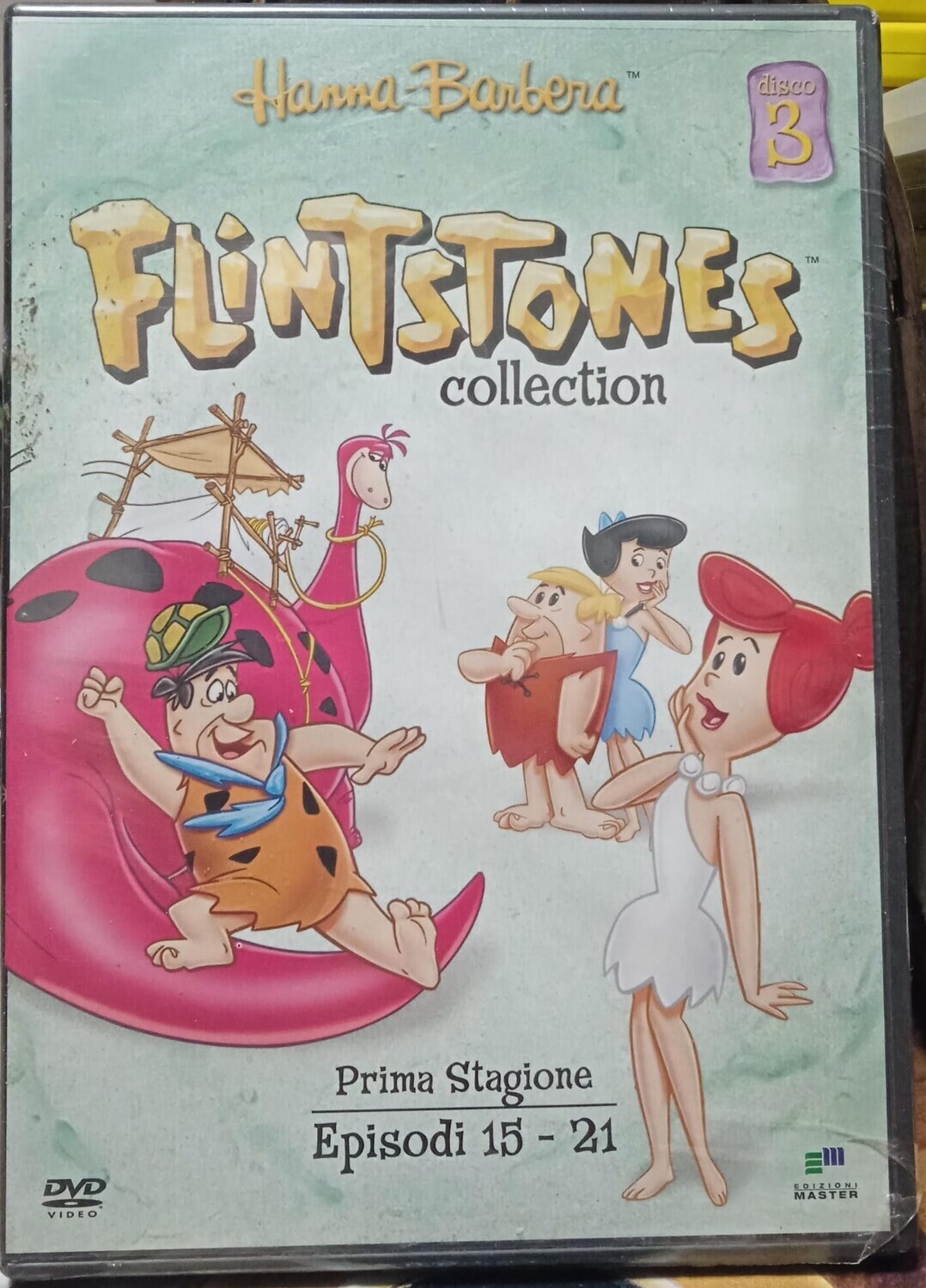 TeknoFilm - DVD - FLINTSTONES Stagione 1 Vol. 03 (6 Episodi) di William Hanna e Joseph Barbera (1968) - EDIZIONI MASTER