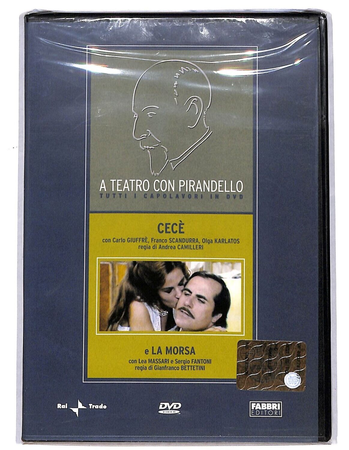 TeknoFilm - DVD - A teatro con Pirandello - CECE' (Andrea Camilleri 1978) + LA MORSA (Gianfranco Bettetini 1970) - FABBRI EDITORI