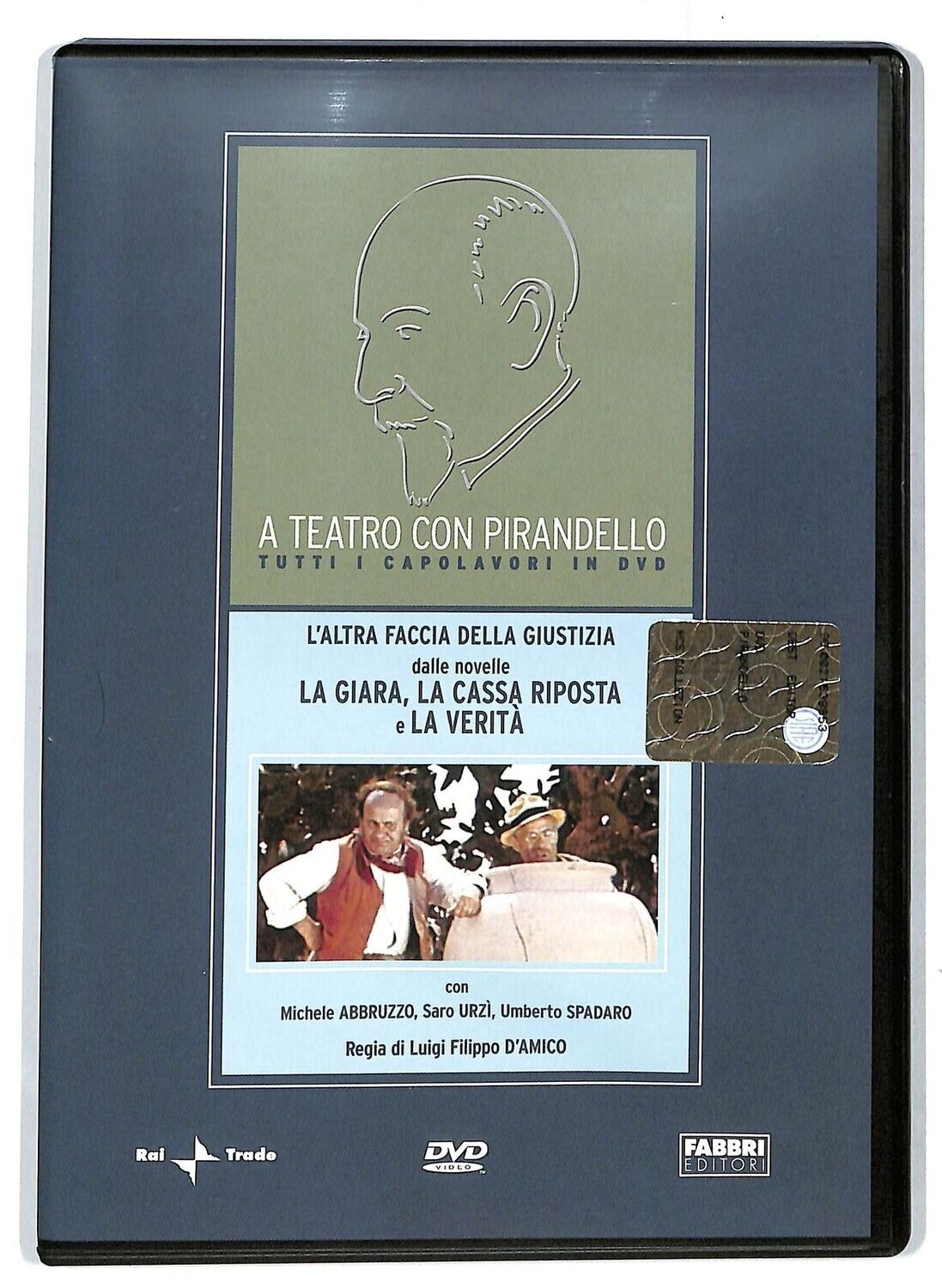TeknoFilm - DVD - A teatro con Pirandello - L'ALTRA FACCIA DELLA GIUSTIZIA (Dalle novelle La giara, La cassa riposta e La verità) di Luigi Filippo D'amico (1968) - FABBRI EDITORI