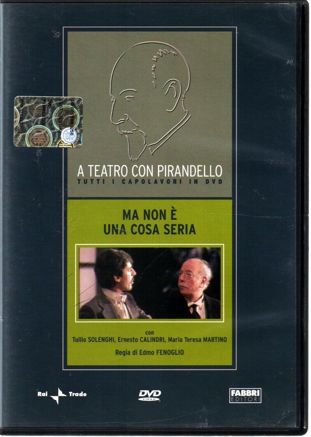 TeknoFilm - DVD - A teatro con Pirandello - MA NON E' UNA COSA SERIA di Edmo Fenoglio (1983) - FABBRI EDITORI