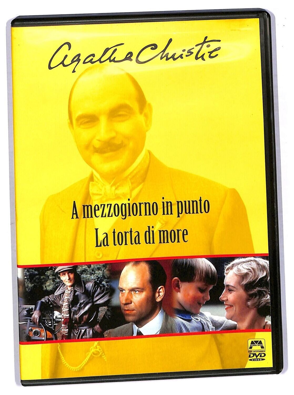 TeknoFilm - DVD - Agatha Christie - A MEZZOGIORNO IN PUNTO (Edward Bennett 1989) + LA TORTA DI MORE (Edward Bennett 1989) - MALAVASI