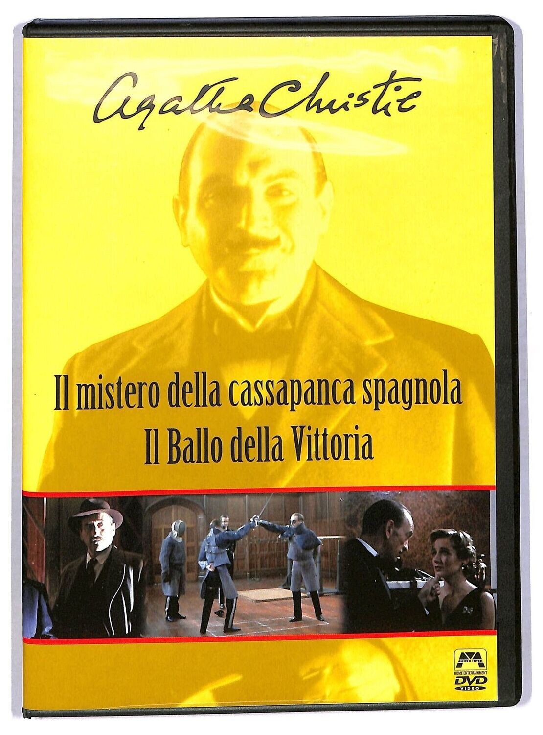 TeknoFilm - DVD - Agatha Christie - IL MISTERO DELLA CASSAPANCA SPAGNOLA (Andrew Grieve 1990) + IL BALLO DELLA VITTORIA (Rennie Rye 1991) - MALAVASI