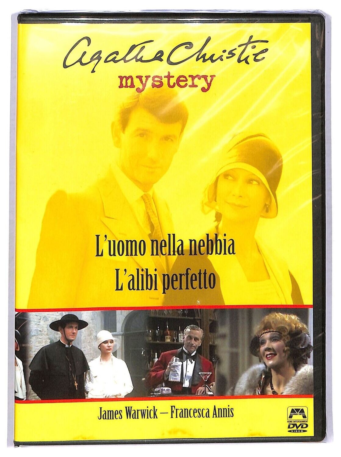 TeknoFilm - DVD - Agatha Christie Mistery - L'UOMO NELLA NEBBIA (Christopher Hodson 1983) + L'ALIBI PERFETTO (Christopher Hodson 1983) - MALAVASI