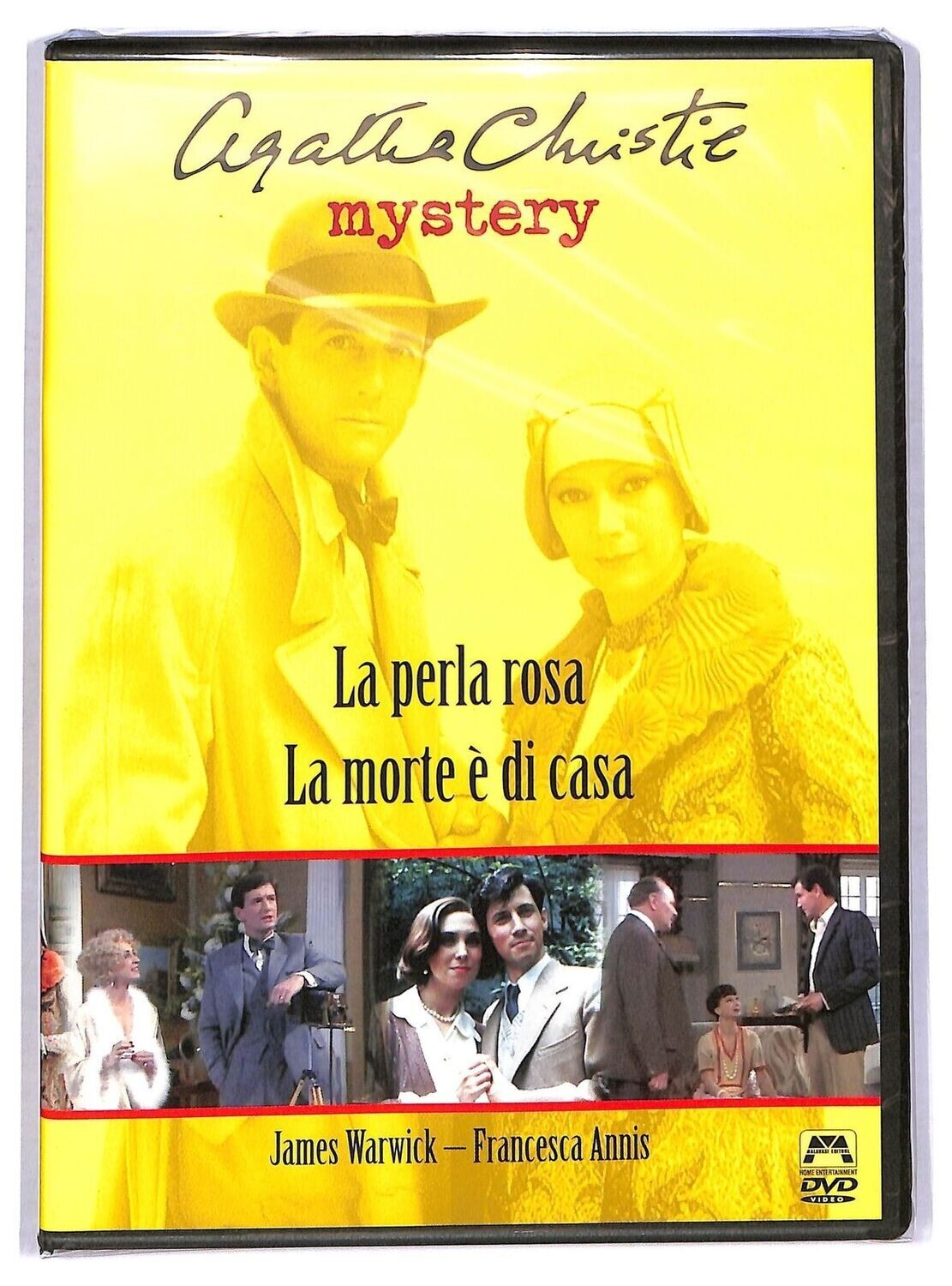 TeknoFilm - DVD - Agatha Christie Mistery - LA PERLA ROSA (Tony Wahrmby 1983) + LA MORTE E' DI CASA (Christopher Hodson 1983) - MALAVASI