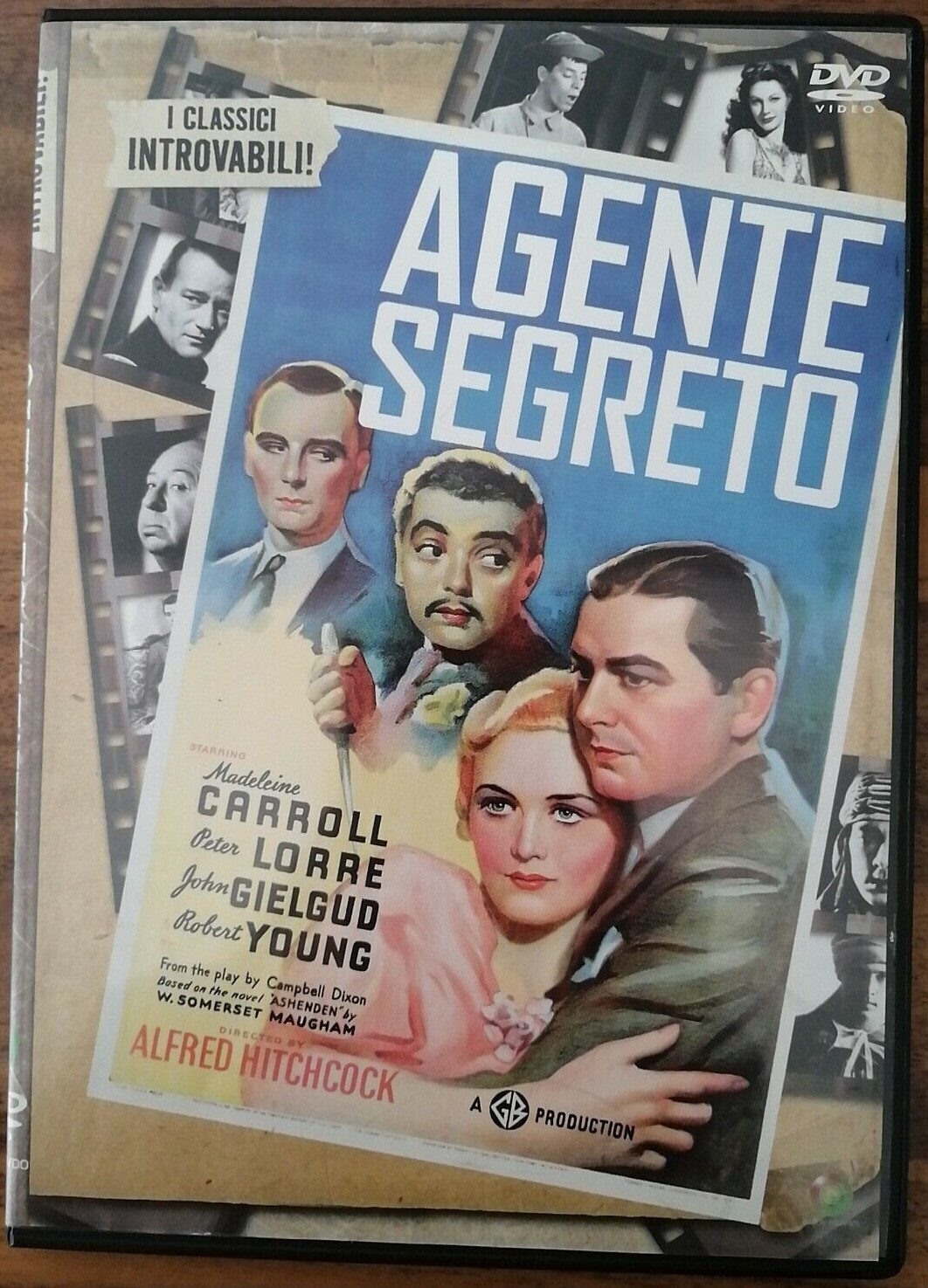 TeknoFilm - DVD  (Lingua Inglese - Sub ITA) – AGENTE SEGRETO (AMORE E MISTERO) di Alfred Hitchcock (1936) - ENJOY MOVIES