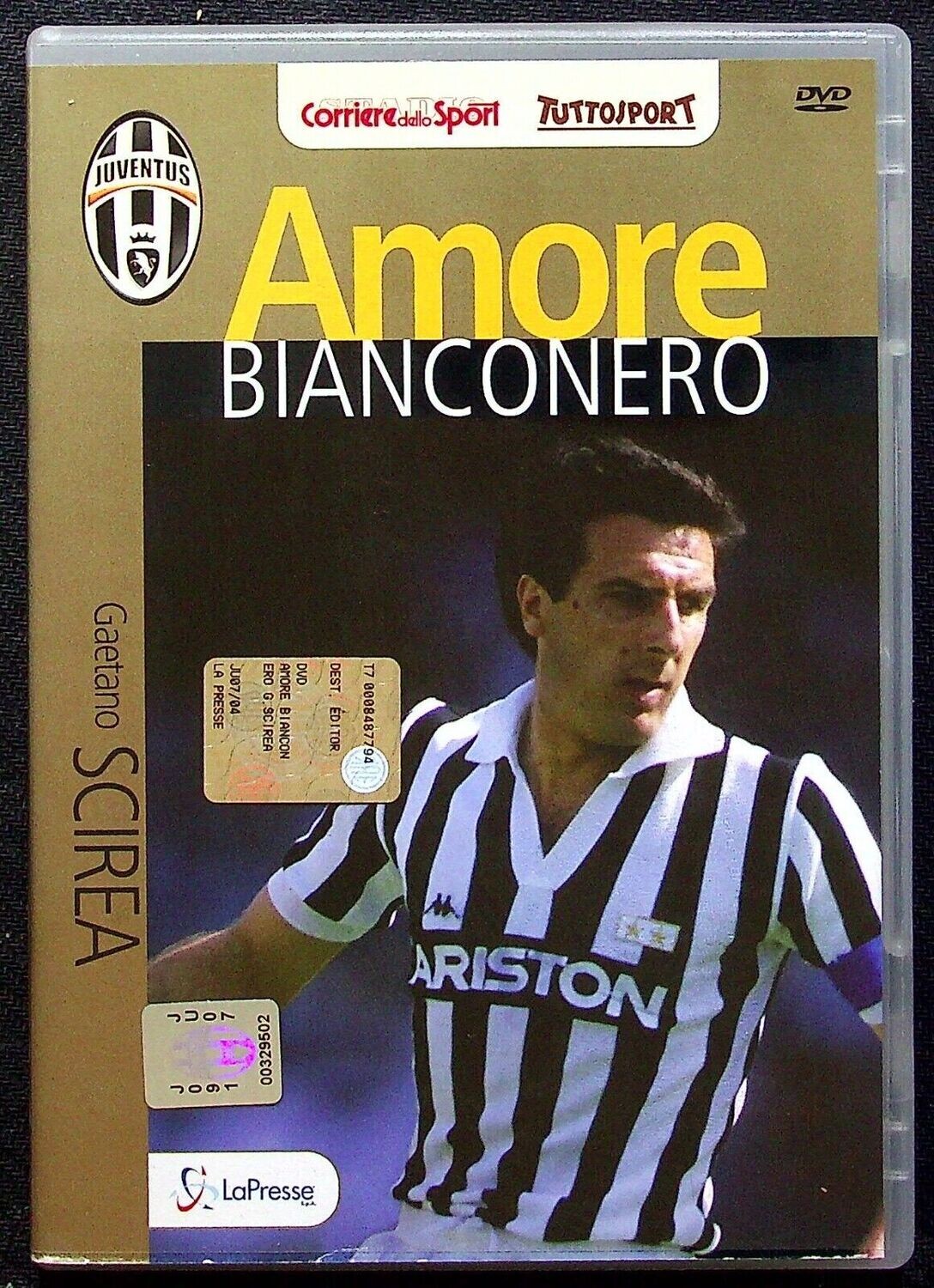 TeknoFilm - DVD + Book – Juventus - AMORE BIANCONERO Vol. 04 - GAETANO SCIREA (2010) - CORRIERE DELLO SPORT